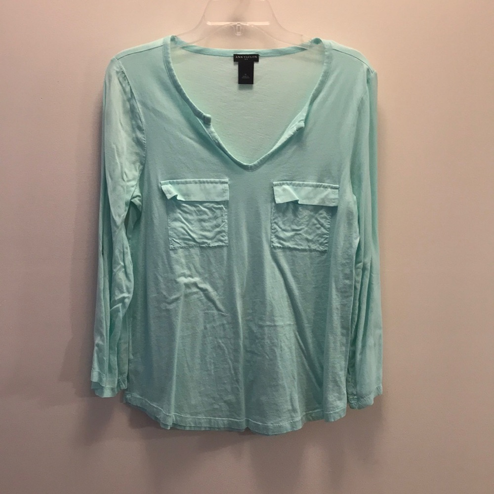 Mint long sleeve T-shirt
